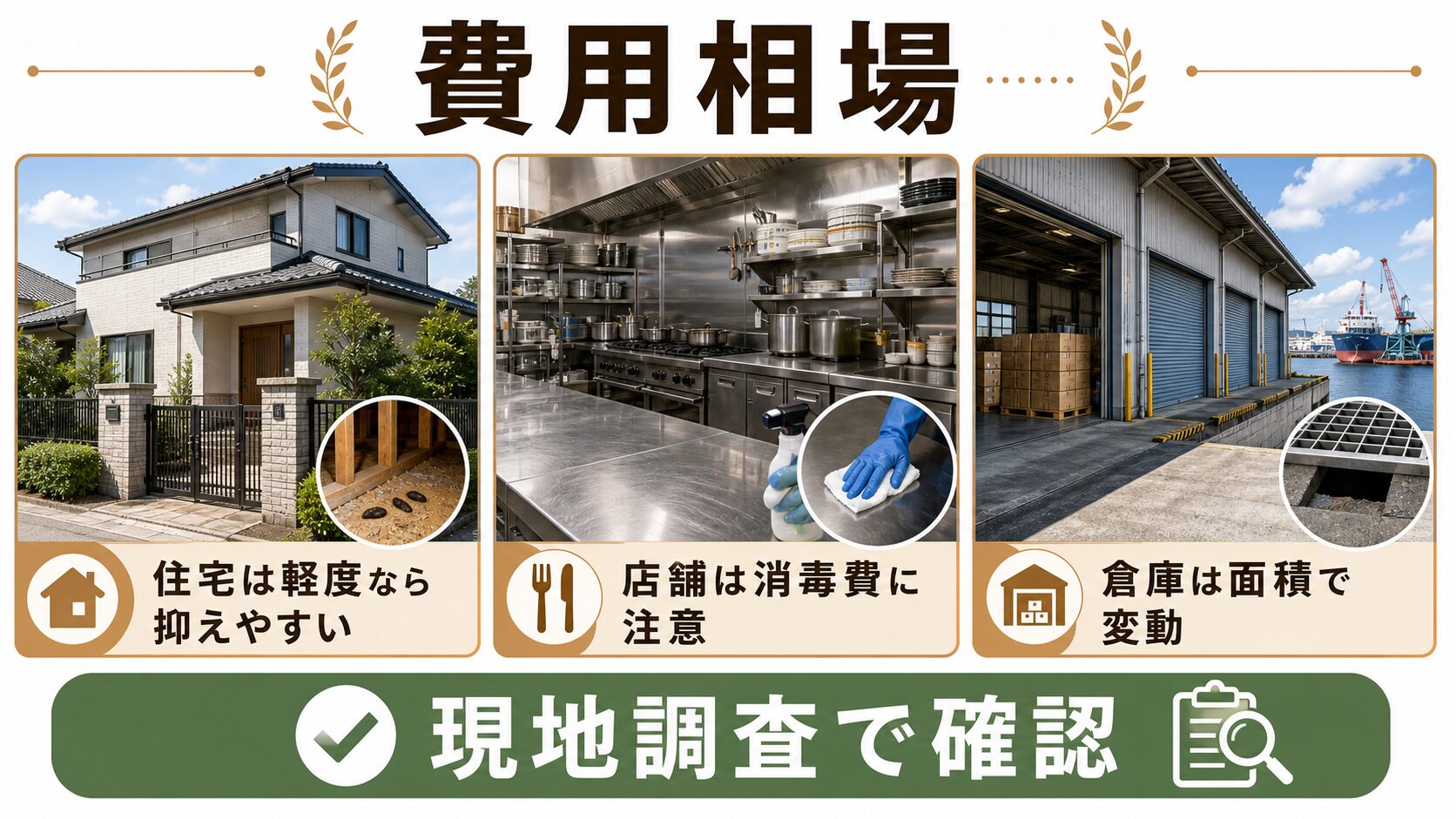 栃木県のネズミ駆除費用・料金相場