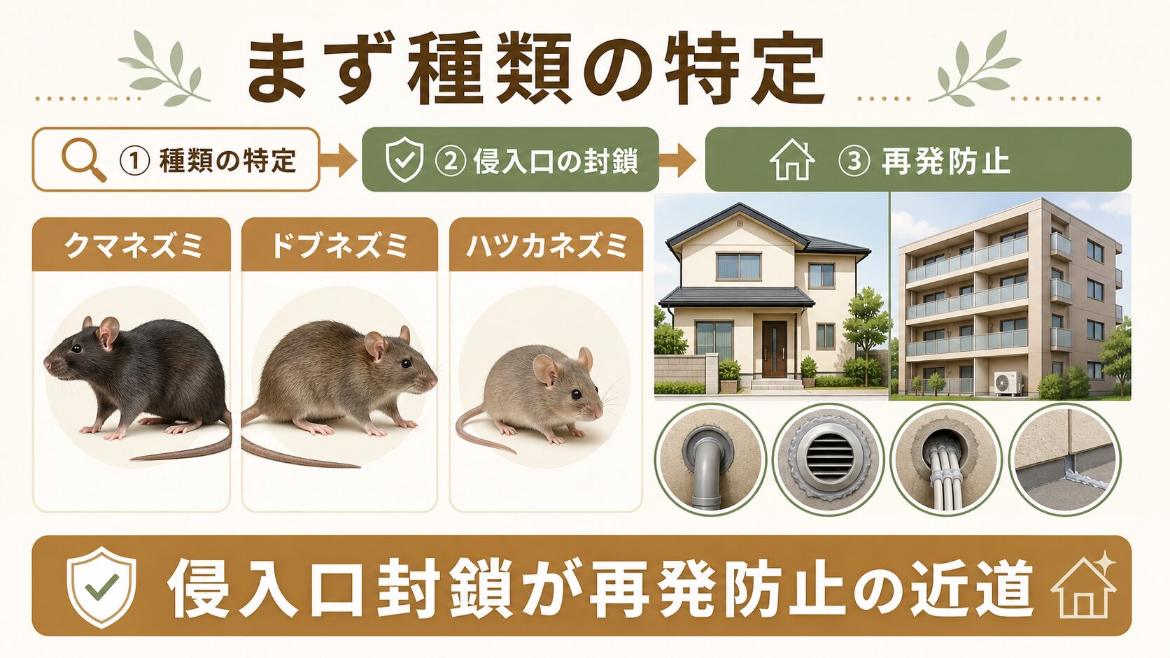 栃木県で多いネズミの種類と被害パターン
