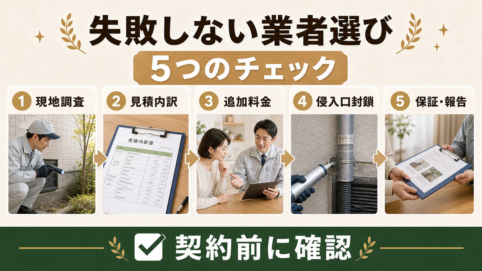 群馬県でネズミ駆除業者を選ぶポイント