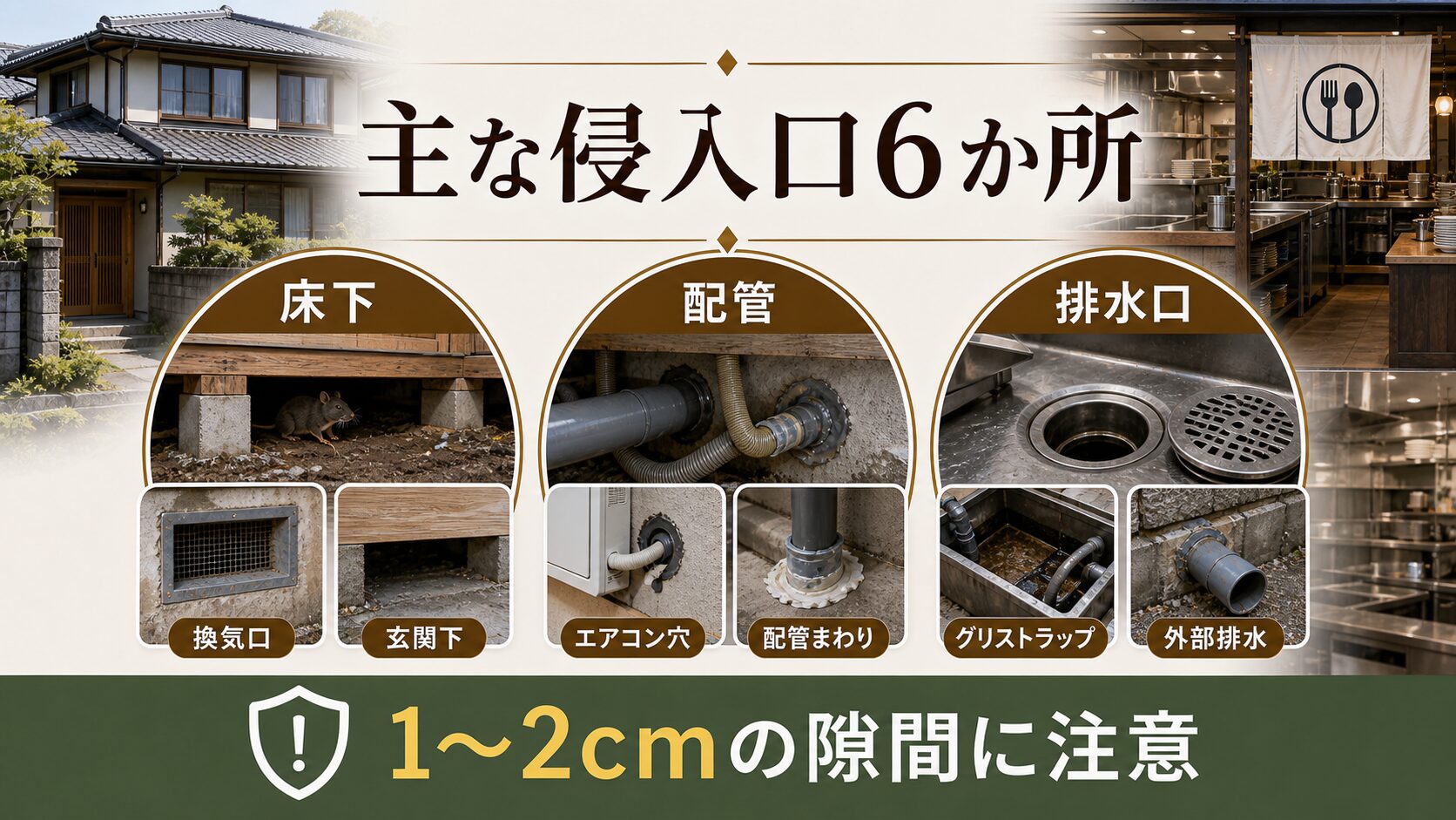 群馬県で多いネズミの種類と被害パターン