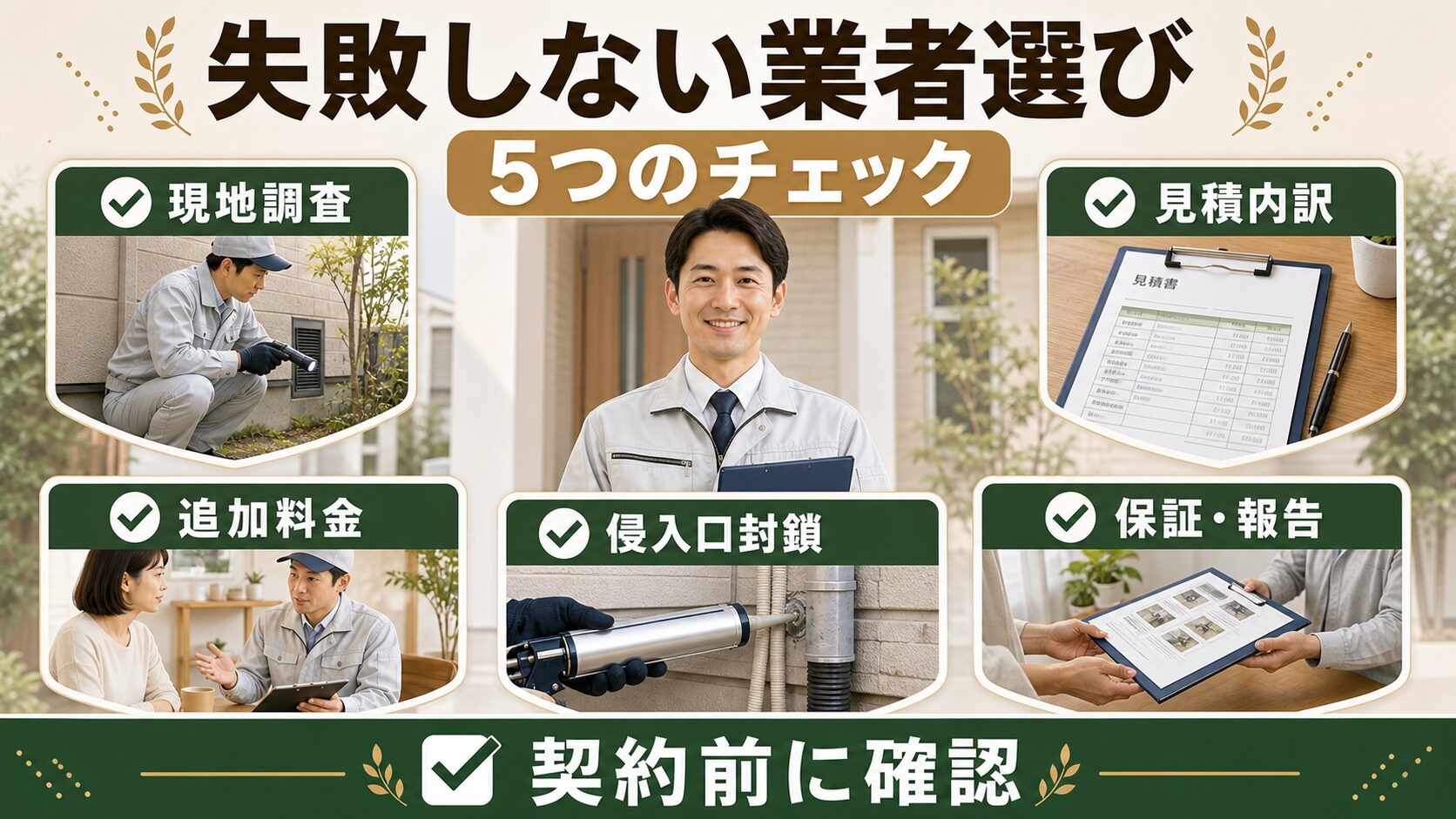 岡山県でネズミ駆除業者を選ぶポイント