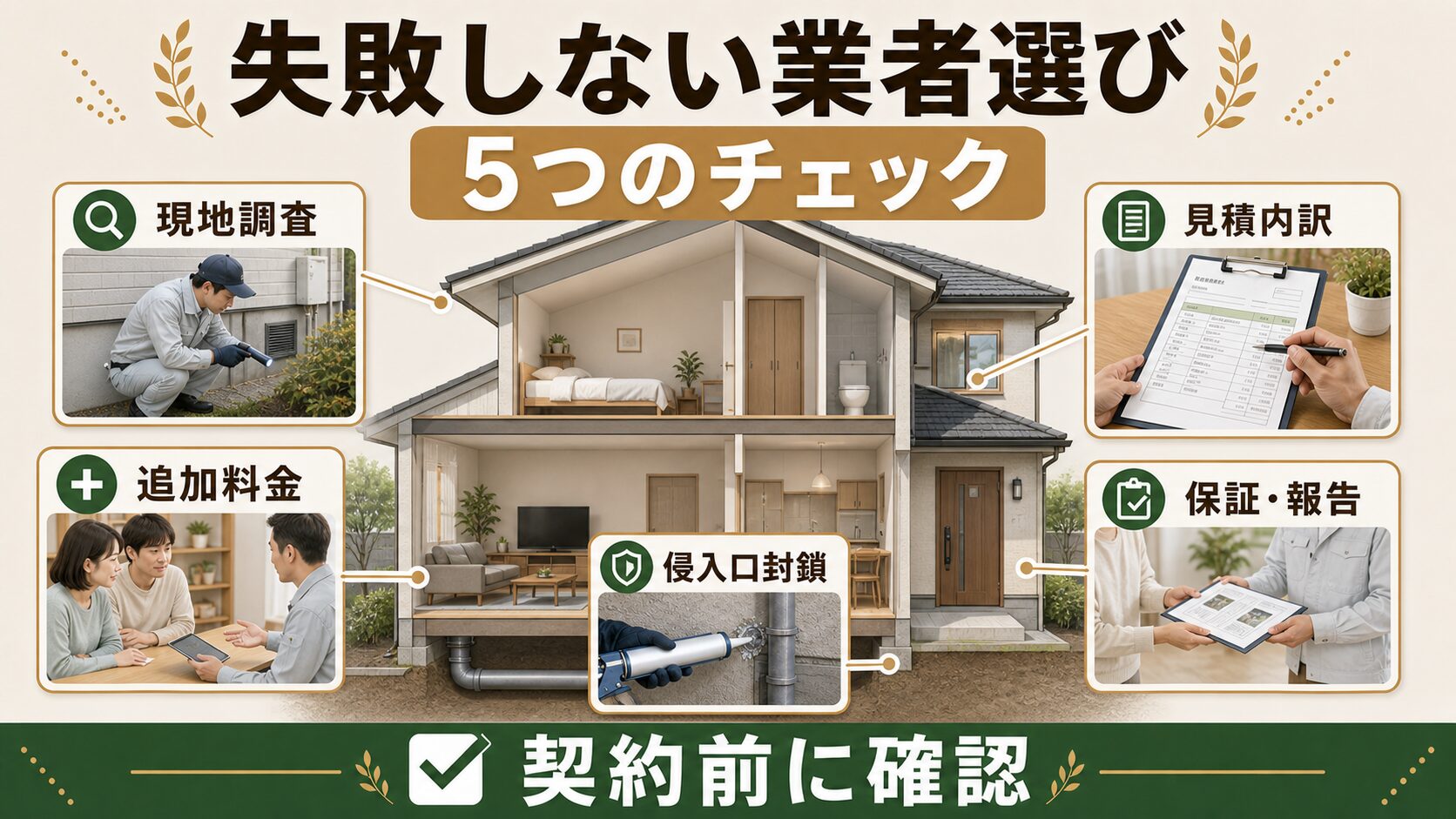 愛媛県でネズミ駆除業者を選ぶポイント
