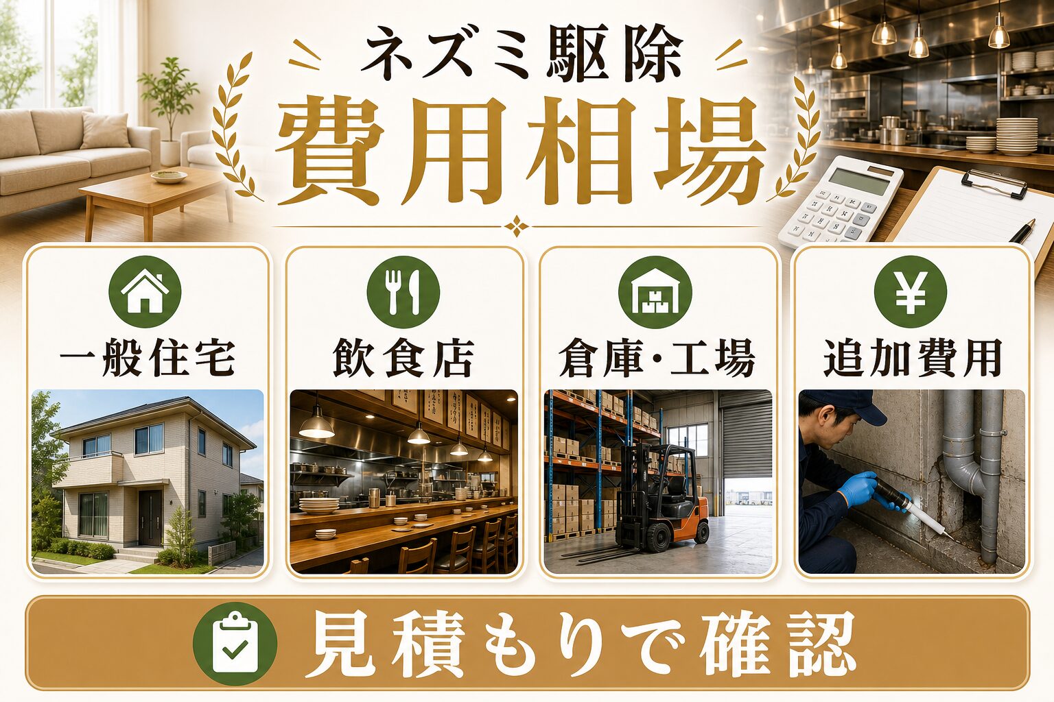 札幌市のネズミ駆除費用相場と見積もり確認ポイント