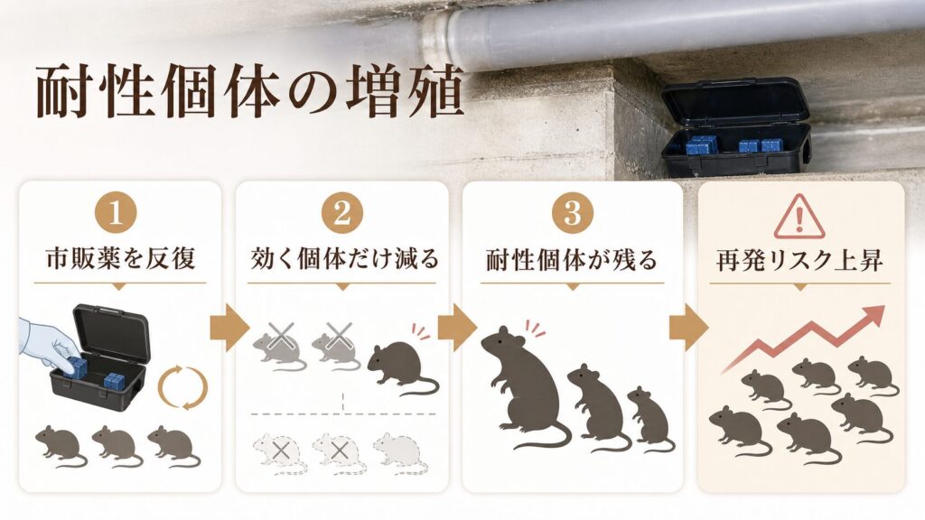 スーパーラット(耐薬剤ネズミ)への専門対応を確認するポイント