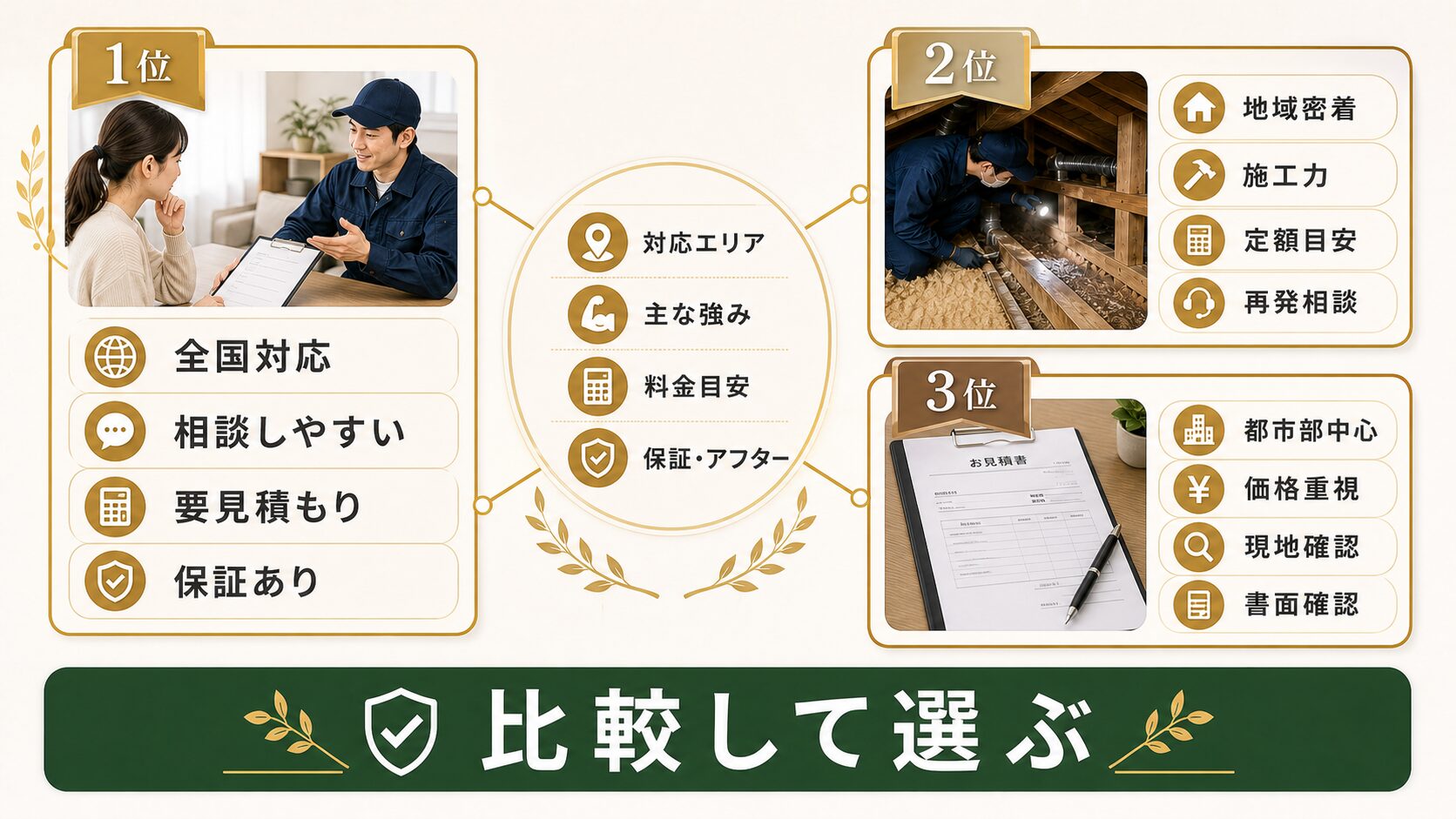 あわせて比較したいネズミ駆除業者3選のイメージ