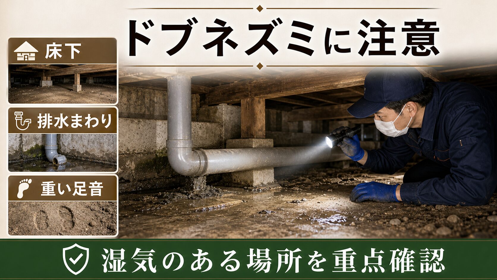 沖縄県で多いネズミの種類と被害パターンのイメージ
