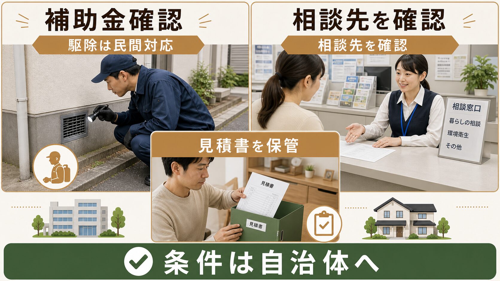 富山県のネズミ駆除に関する補助金・自治体の対応まとめのイメージ