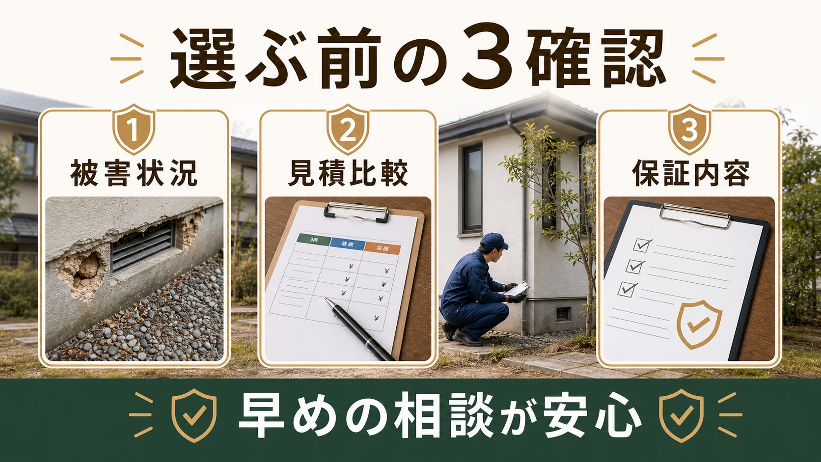 駆除ディフェンスが向いている人のまとめイメージ
