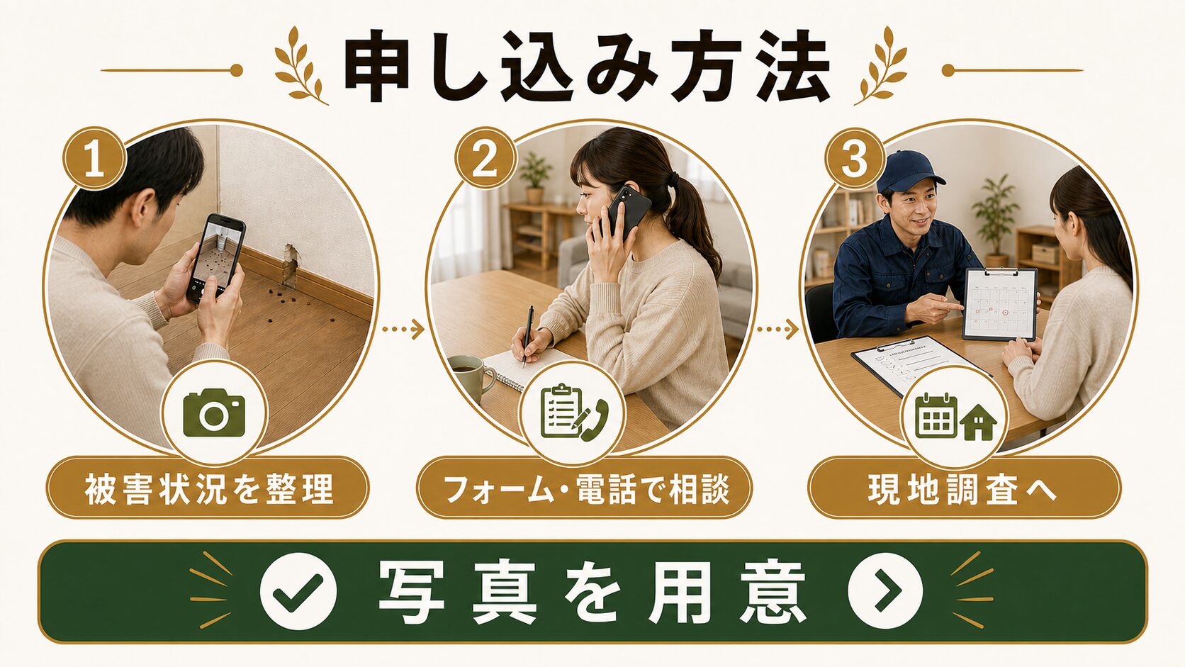 害獣プロスピードへの申し込み方法のイメージ