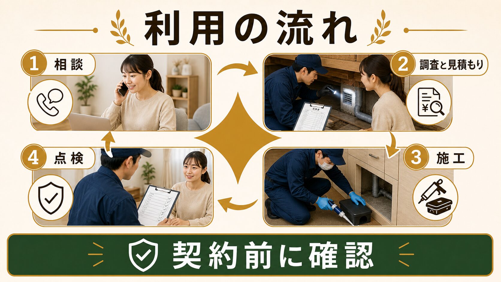害獣プロスピードのネズミ駆除・利用の流れのイメージ