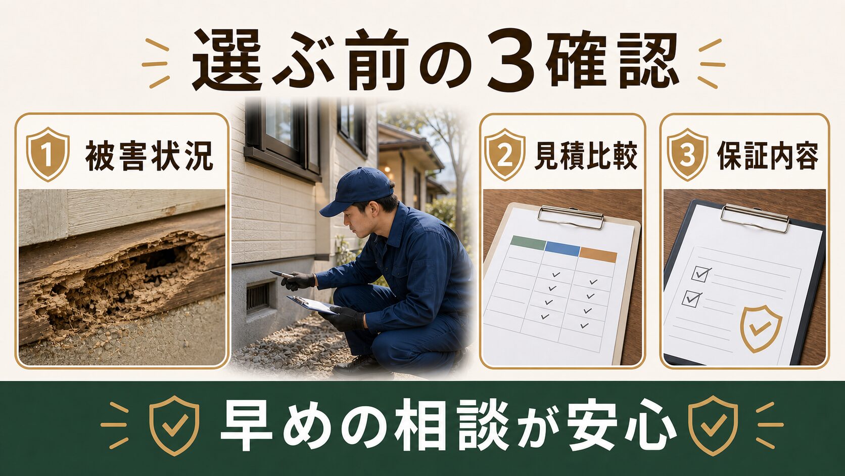 害獣プロスピードで後悔しないネズミ駆除業者選びのまとめイメージ